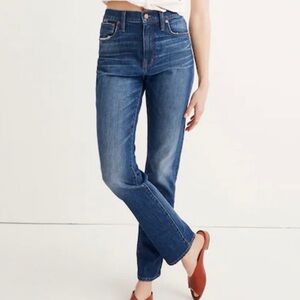Madewell The High-Rise Slim Boyjean Size 26 NWT